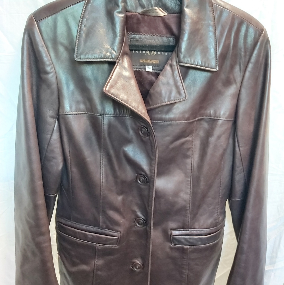 Lamb leather jacket